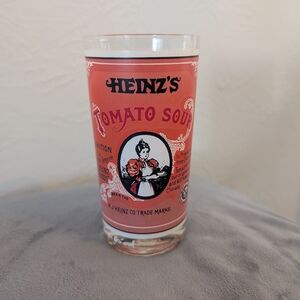 Vintage Pop Art Georges Briard Heinz Tomato Soup Can Label Beverage Glass
